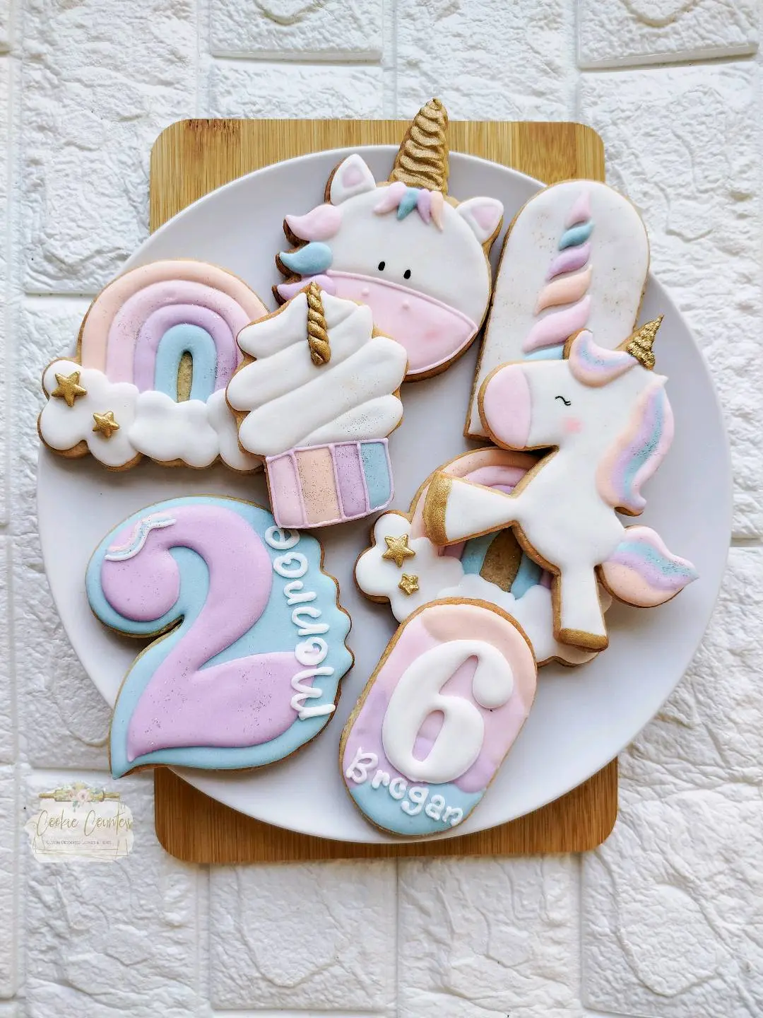 Birthday themed cookies