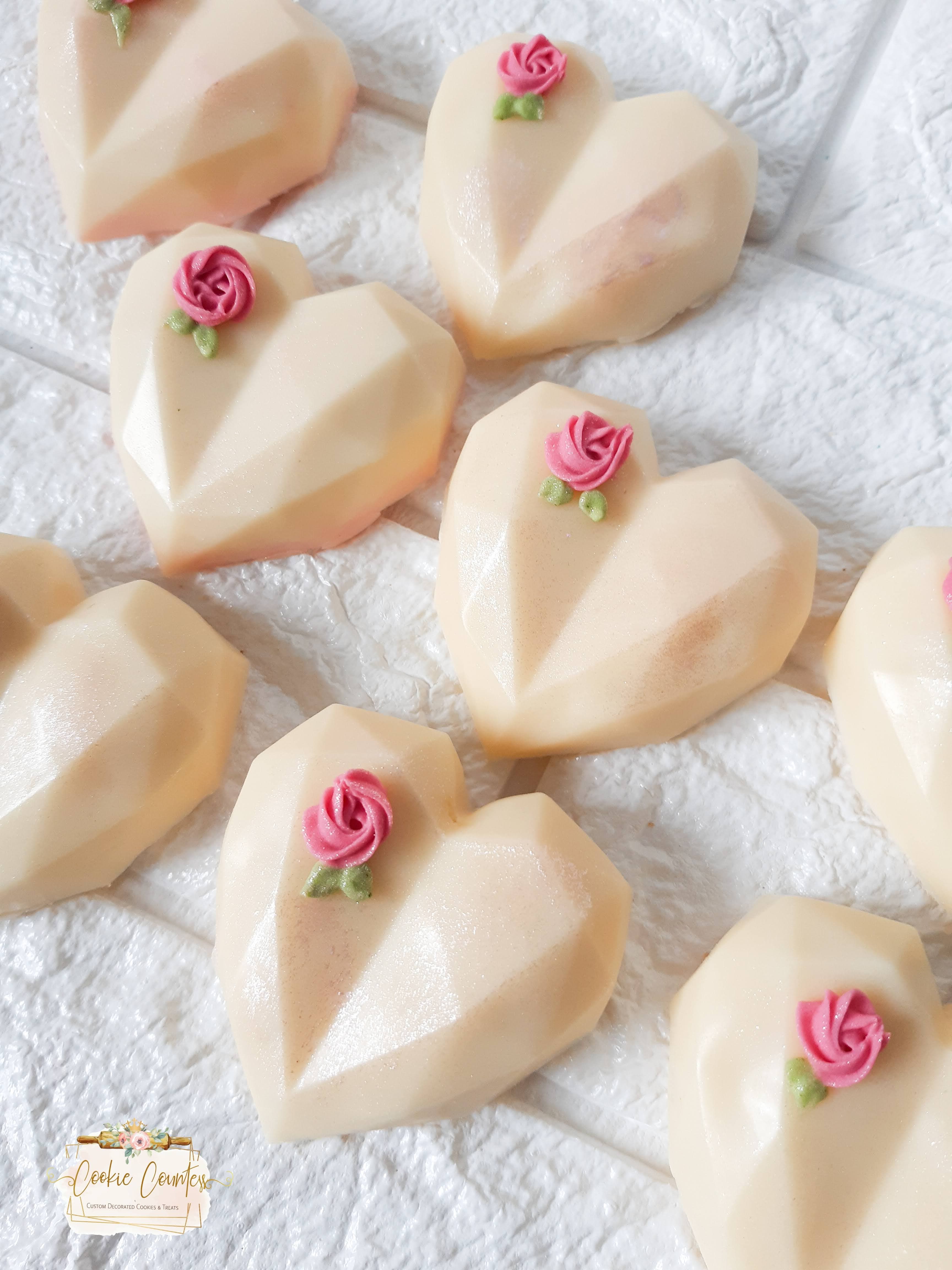 Valentines themed cookies