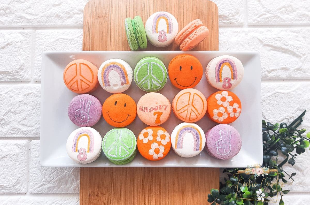 Macarons badge